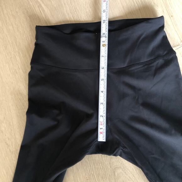 Calvin Klein Leggings Womens XS Black Pink Performance 7/8‎ Ankle Logo Spell Out - Picture 7 of 12